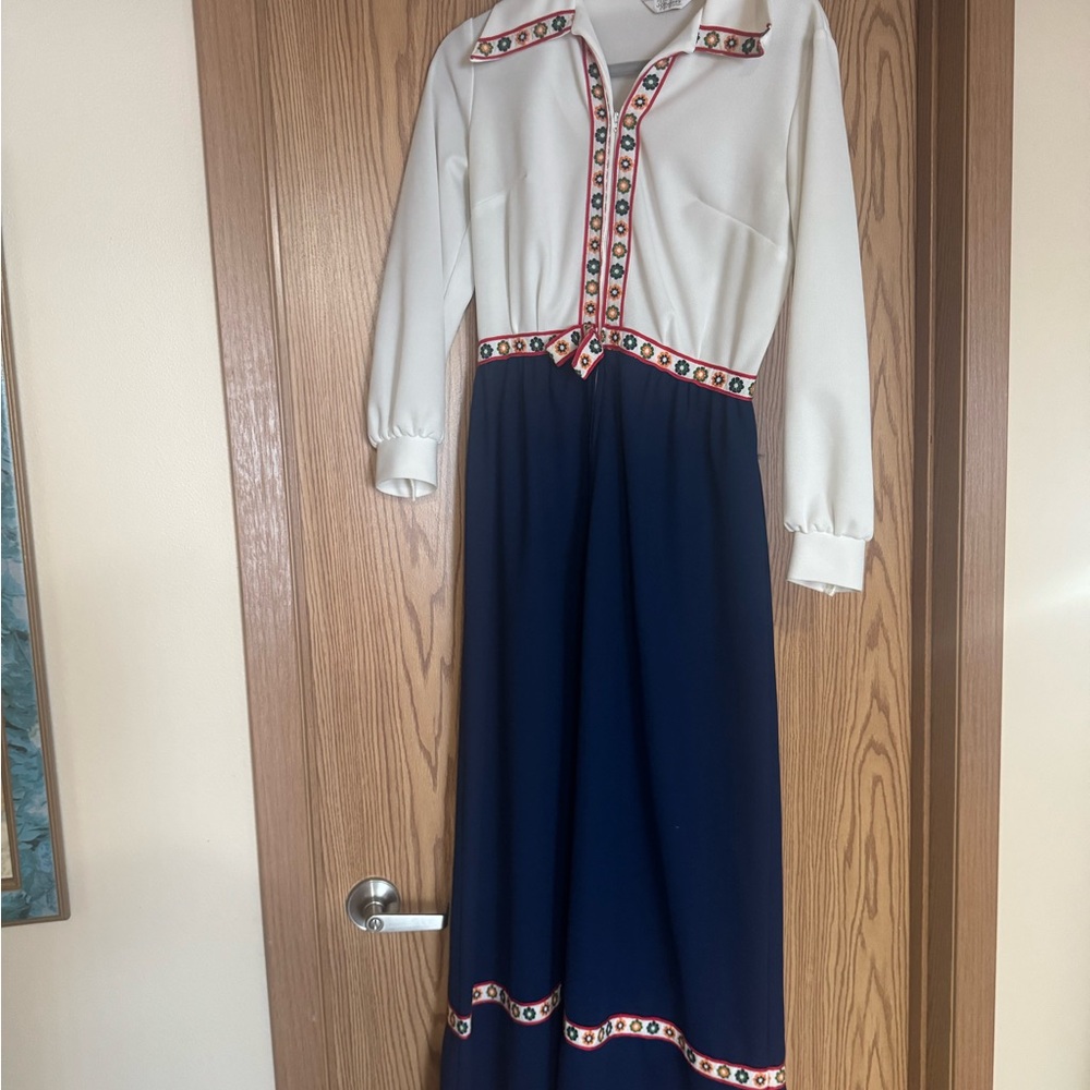 70s Folk Prairie Boho Dress (Vintage JCPenney!)